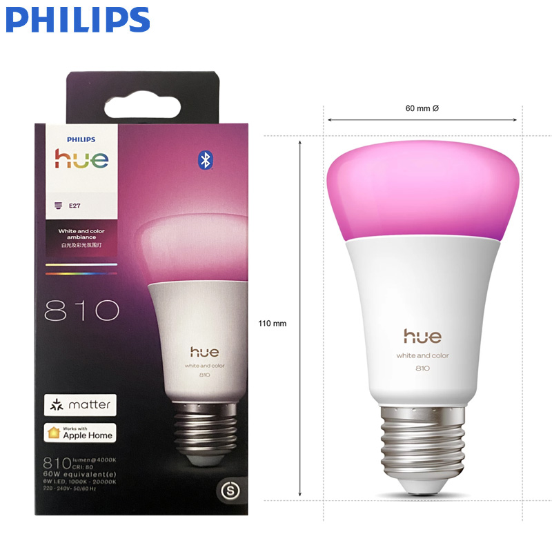 Philips Bulb Hue - Philips Hue E27 A60 Lampu LED