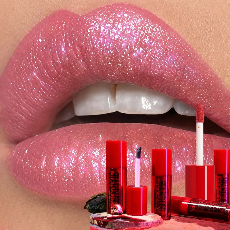 Lip Tint Korean - Lipstik Matte Shimmer Gothic Tahan Air