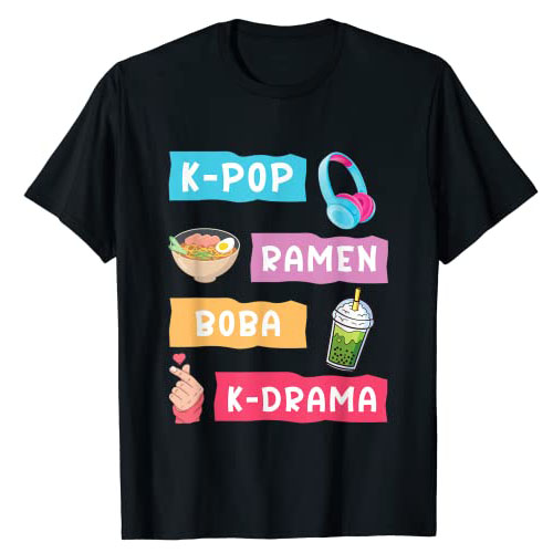 South Korea Lifestyle - Kaus k-pop untuk penggemar Korea, atasan