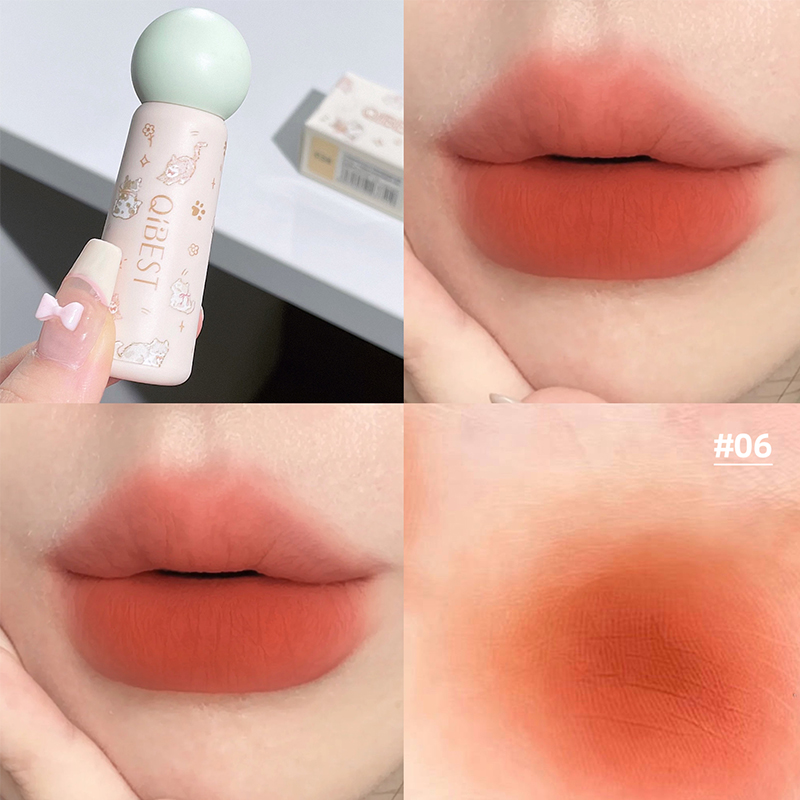 QIBEST Lipstik Cair Anti Lengk - Lip Tint Korean ulasan dan harga