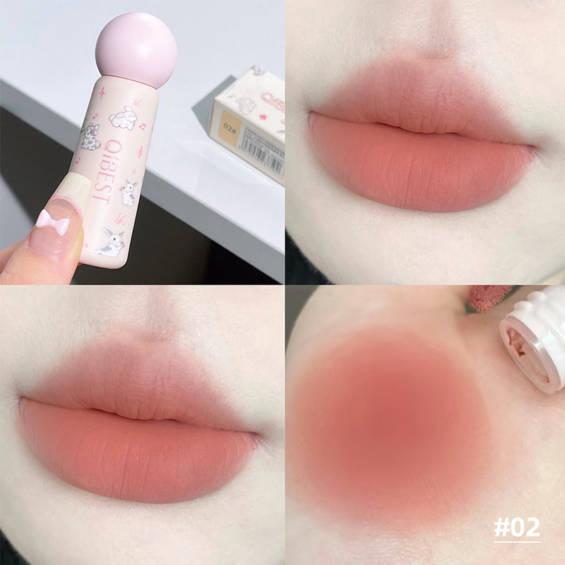QIBEST Lipstik Cair Anti Lengk - Lip Tint Korean ulasan dan harga