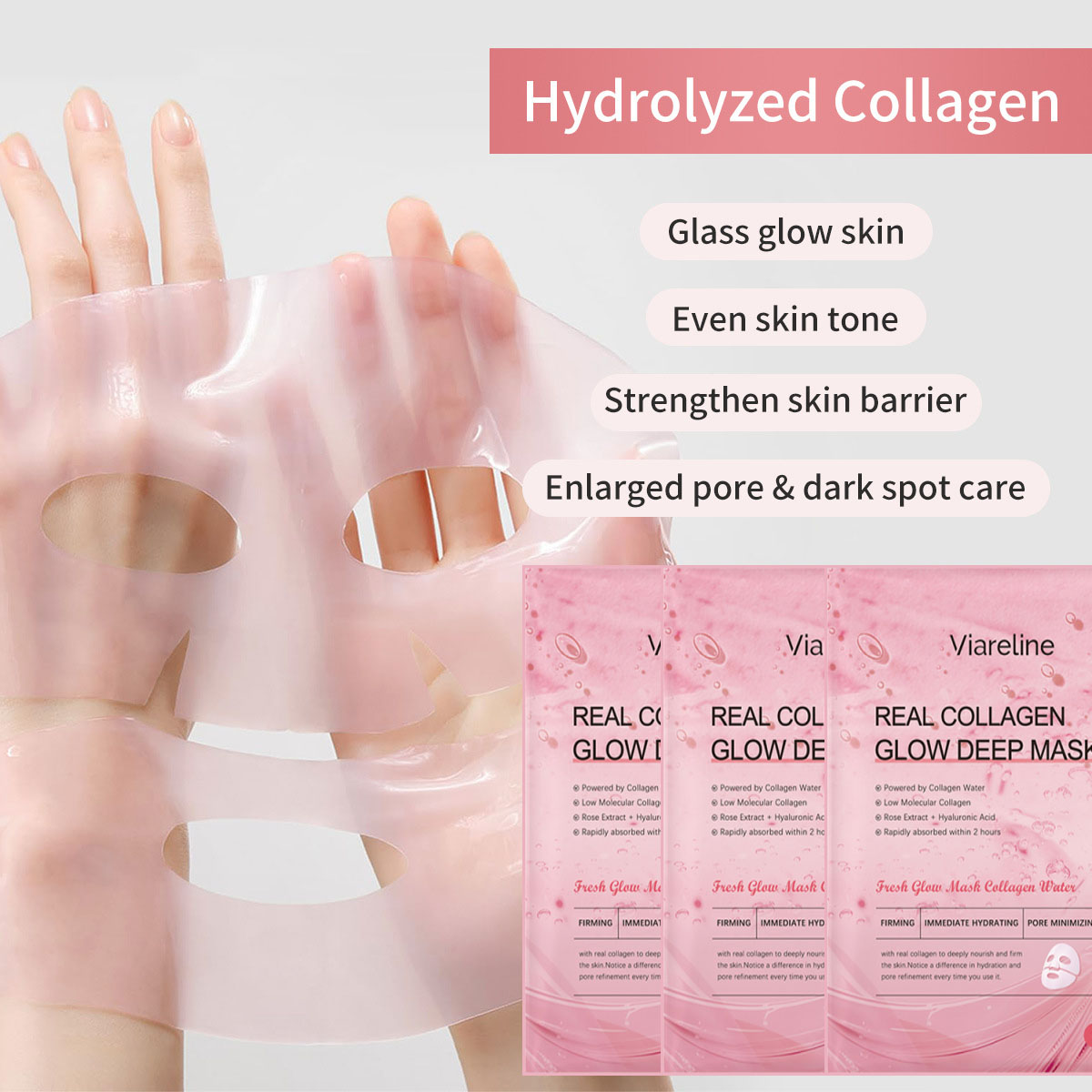 Masker Kolagen Semalam DNA Sal - Sheet Mask Collagen ulasan dan harga