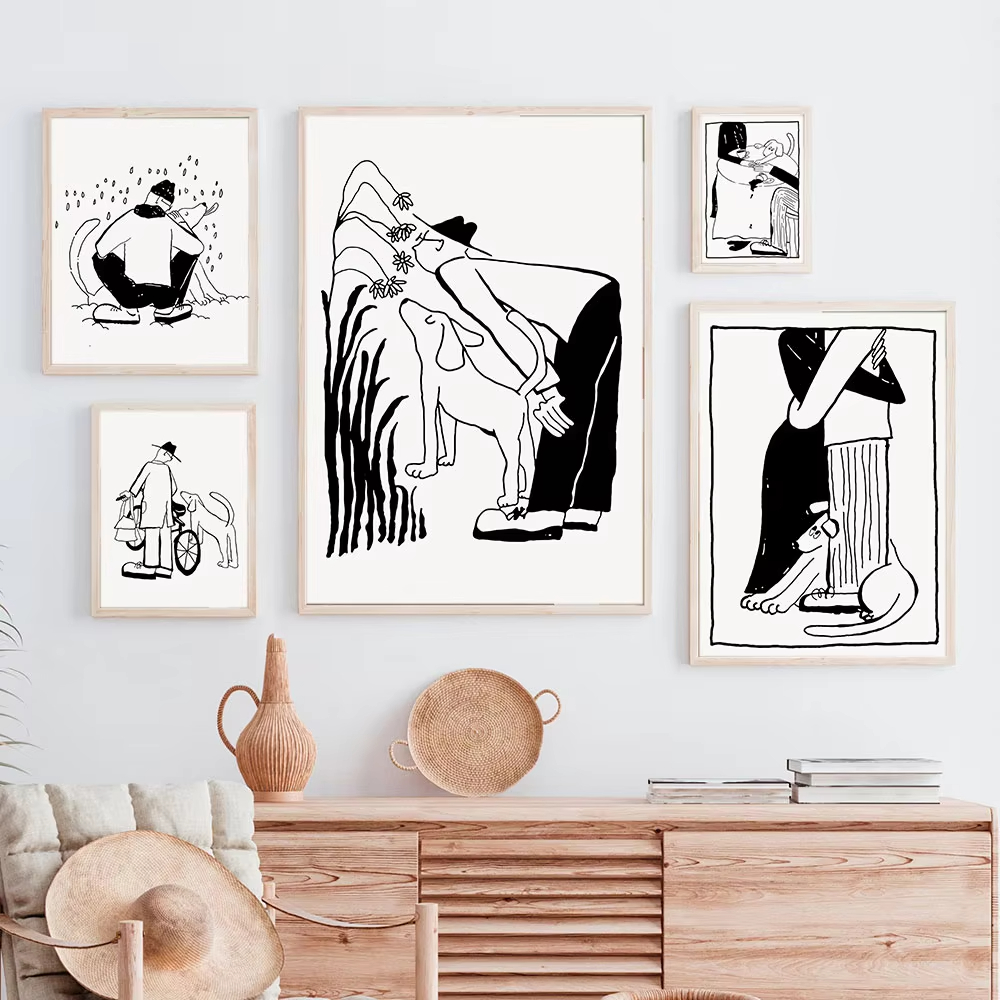 Poster Kanvas Minimalis Gaya H - Korean Lifestyle & Kids Boutique Photos ulasan dan harga