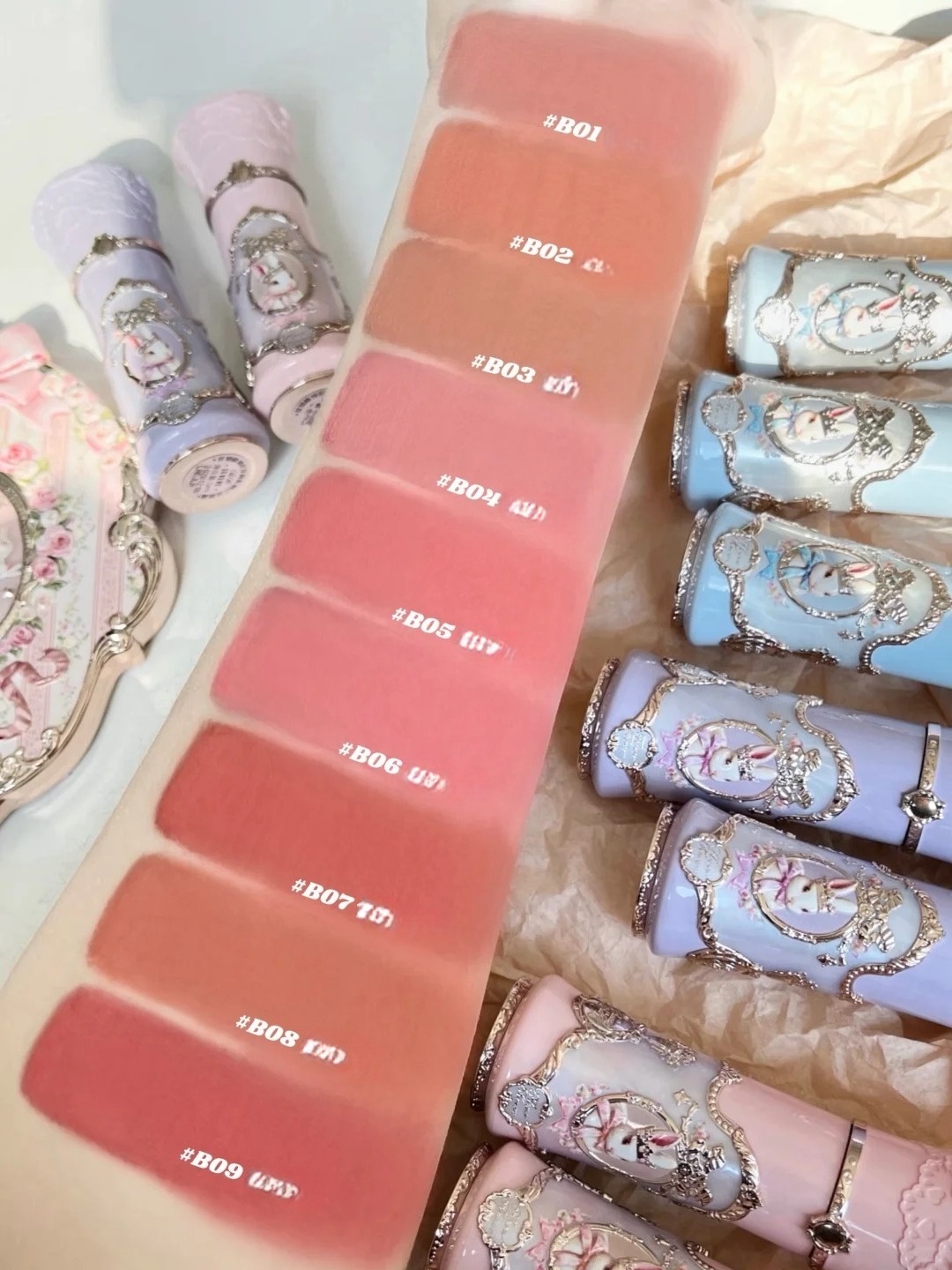 Flower Knows Makeup, Koleksi B - Lip Tint Korean ulasan dan harga
