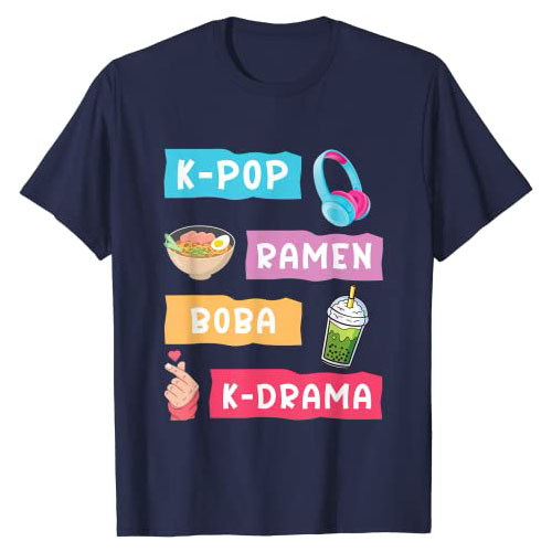 Kaus k-pop untuk penggemar Kor - South Korea Lifestyle ulasan dan harga